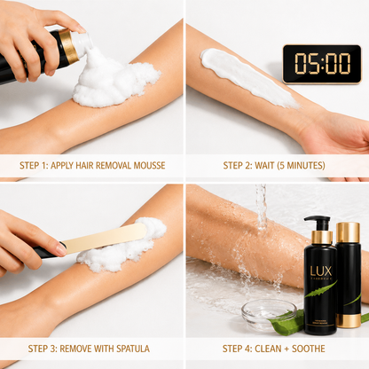 Lux Spray-On Hair Removal Mousse